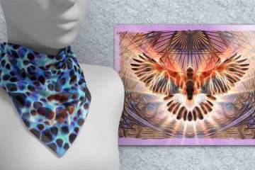 Wearable art and wall art by Teresa Cowley