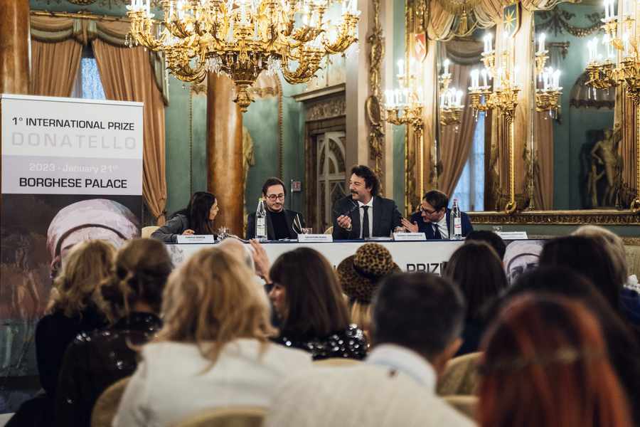 The International Prize Donatello event held at the Borghese Palace in Florence, Italy. Photo Provided by the organizers.