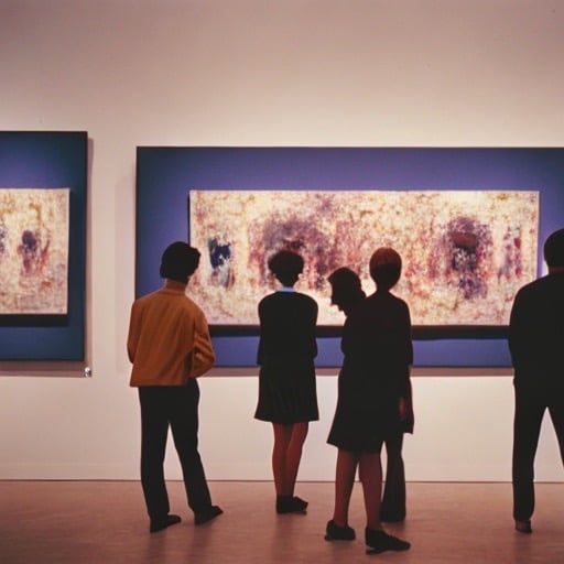 People in Art Gallery