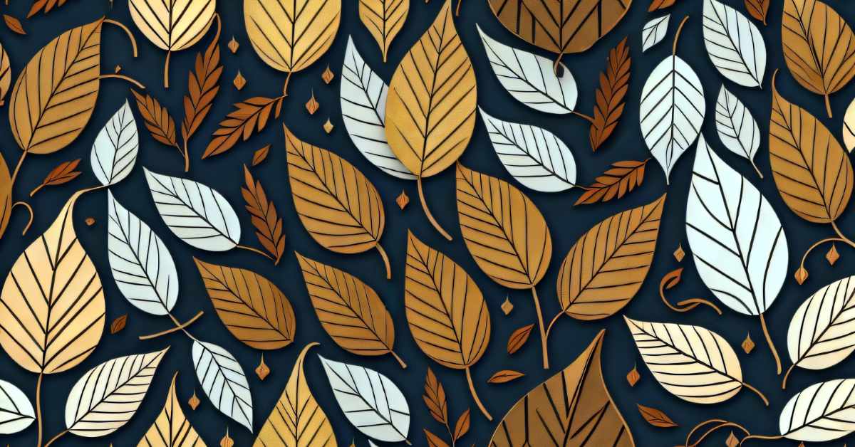 A leaf surface pattern taking inspiration from nature for fall 2023