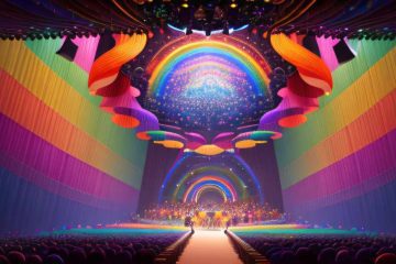 A visual representation of what synesthesia might look like.