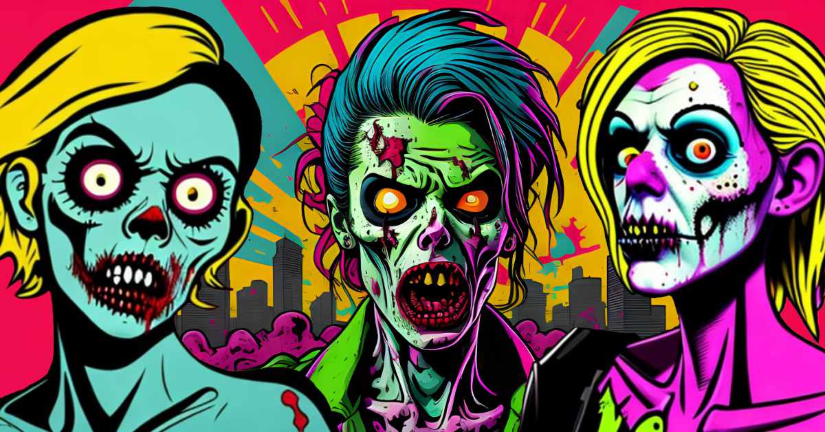 Zombie Pop Art Brings Pop Art and Horror together.