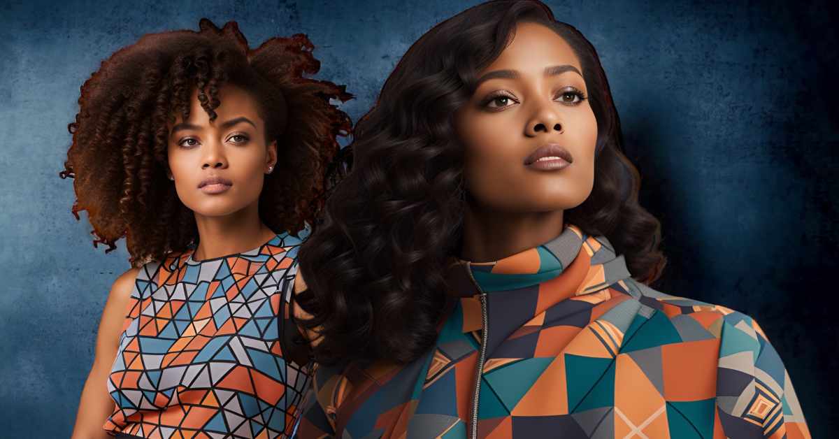 Models Wearing the Small Geometric Prints Pattern Trend